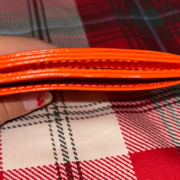 Tory Burch Vibrant Orange Card Holder - Picture 8 of 10